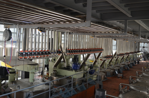 Latest company case about Anti-stone paint production line