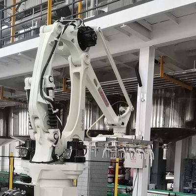 Quality  The Original Manufacturer Of The Fully Automatic Palletizing Robot For Food Factories, Which Automatically Palletizes Cartons To Pallets factory